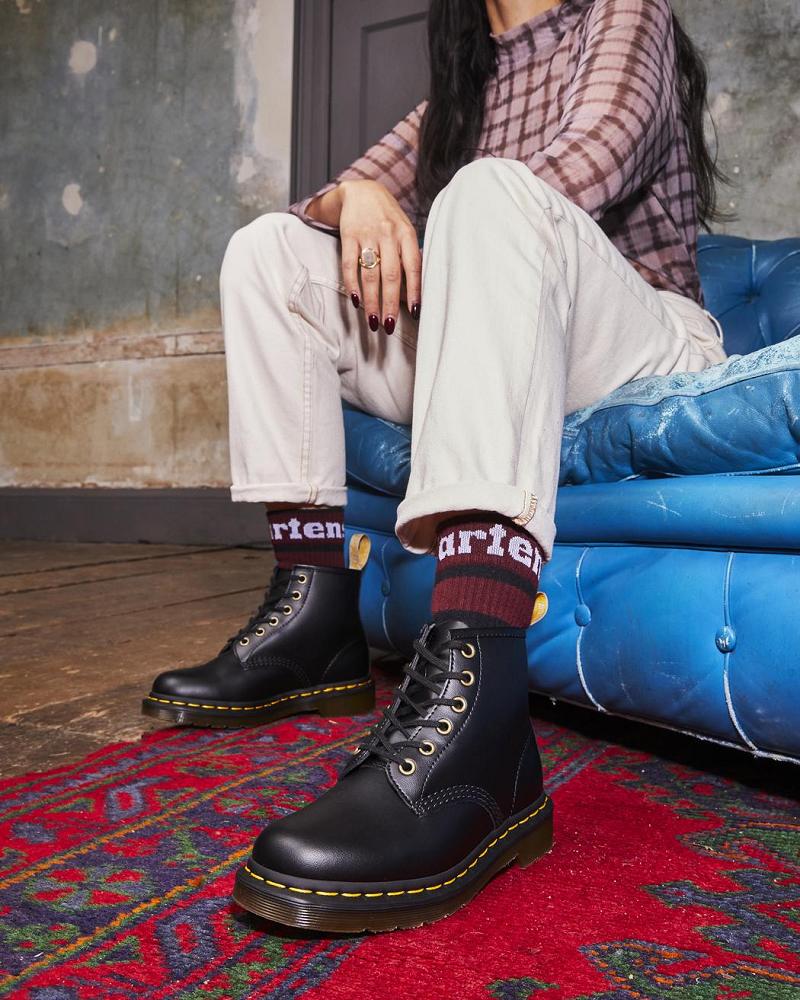 Dr Martens Vegan 101 Felix Ankelstøvler Herre Sort | DK 455MQZ